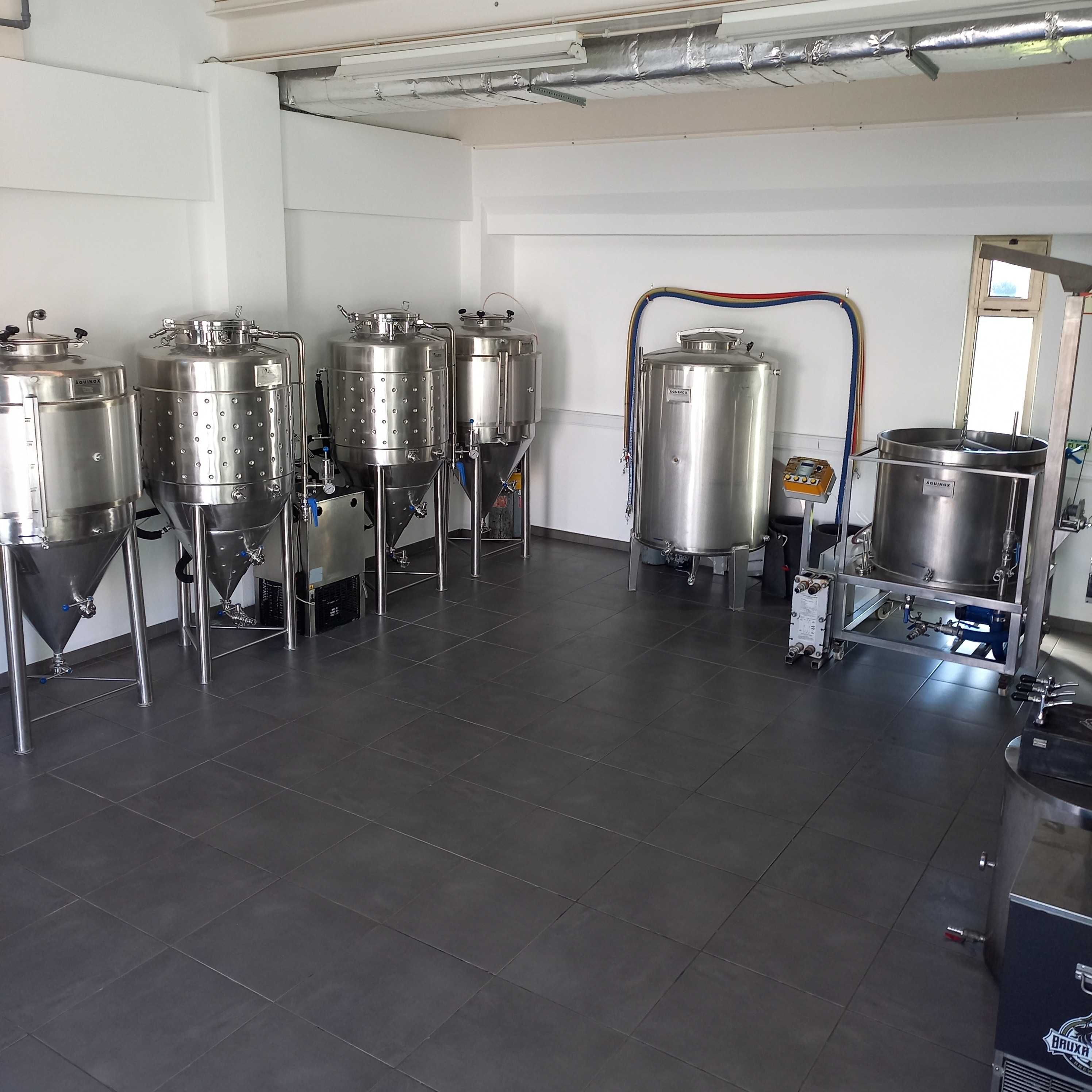 Equipamento para produção de cerveja artesanal - Fábrica completa