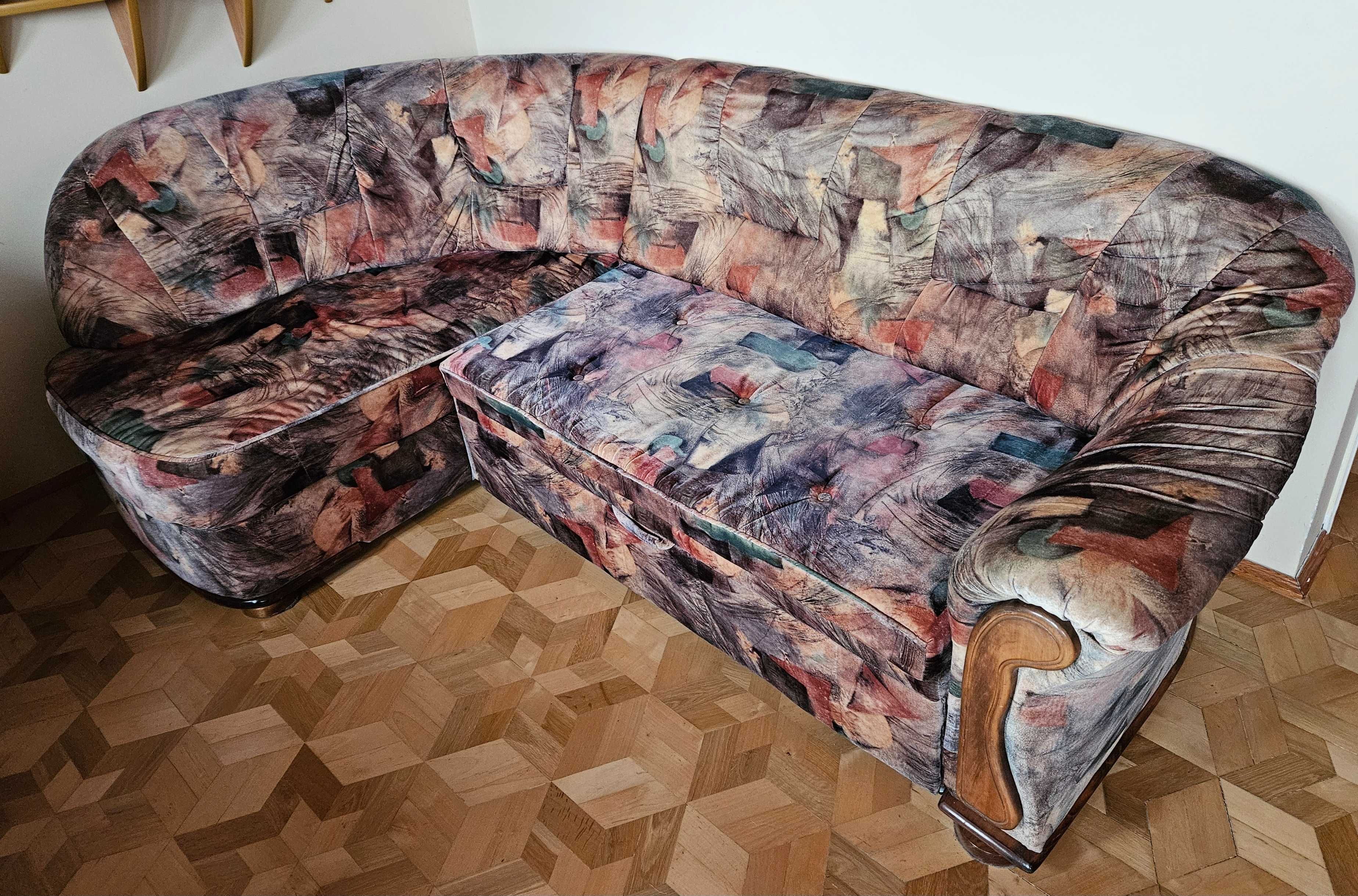 Sofa z funkcją spania. Narożnik