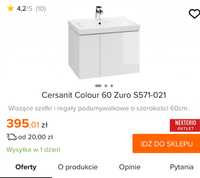 Nowa szafka podumywalkowa Cersanit Colour 60 cm plus umywalka