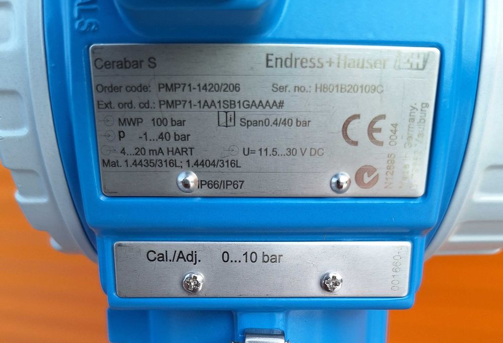 Cyfrowy Czujnik Ciśnienia Przetwornik Cerabar S PMP75 Endress Hauser