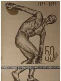 Plakat Z. Czaczko 50 lat Związku Lekkiej Atletyki