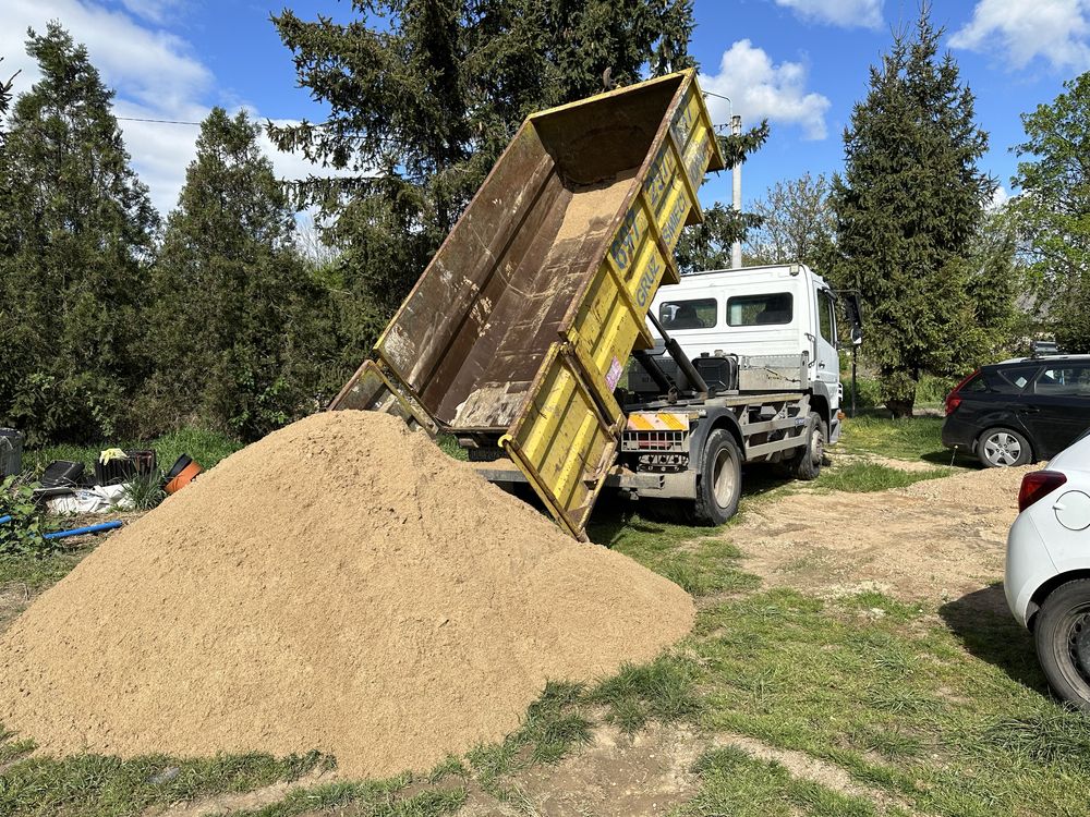 Transport Legnica laweta platforma przewóz maszyn pojazdów, piasku