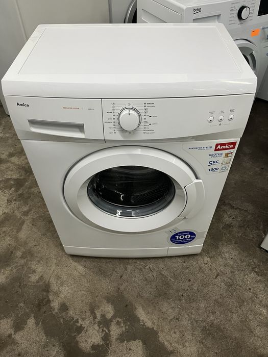 Pralka Amica 40cm 5kg 1000ob A+ |12msc |BD stan |Dowóz
