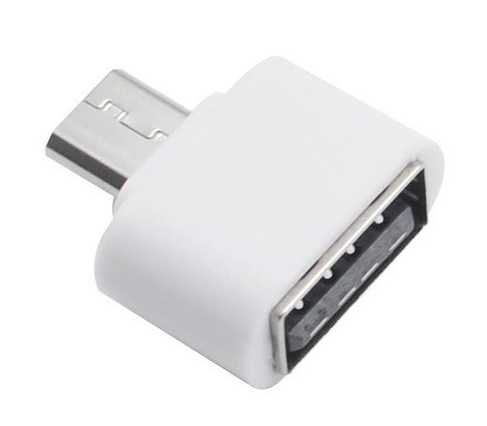 Adapter micro USB na OTG Host USB biały * Video-Play Wejherowo