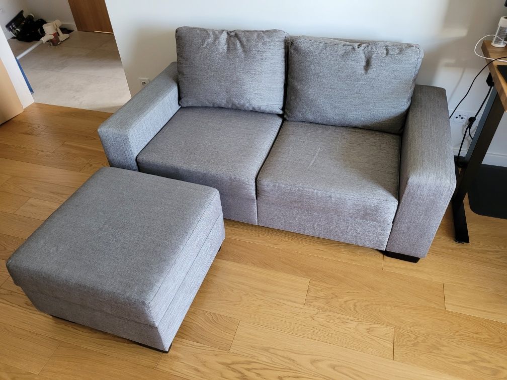 Sofa modułowa z podnóżkiem - super stan