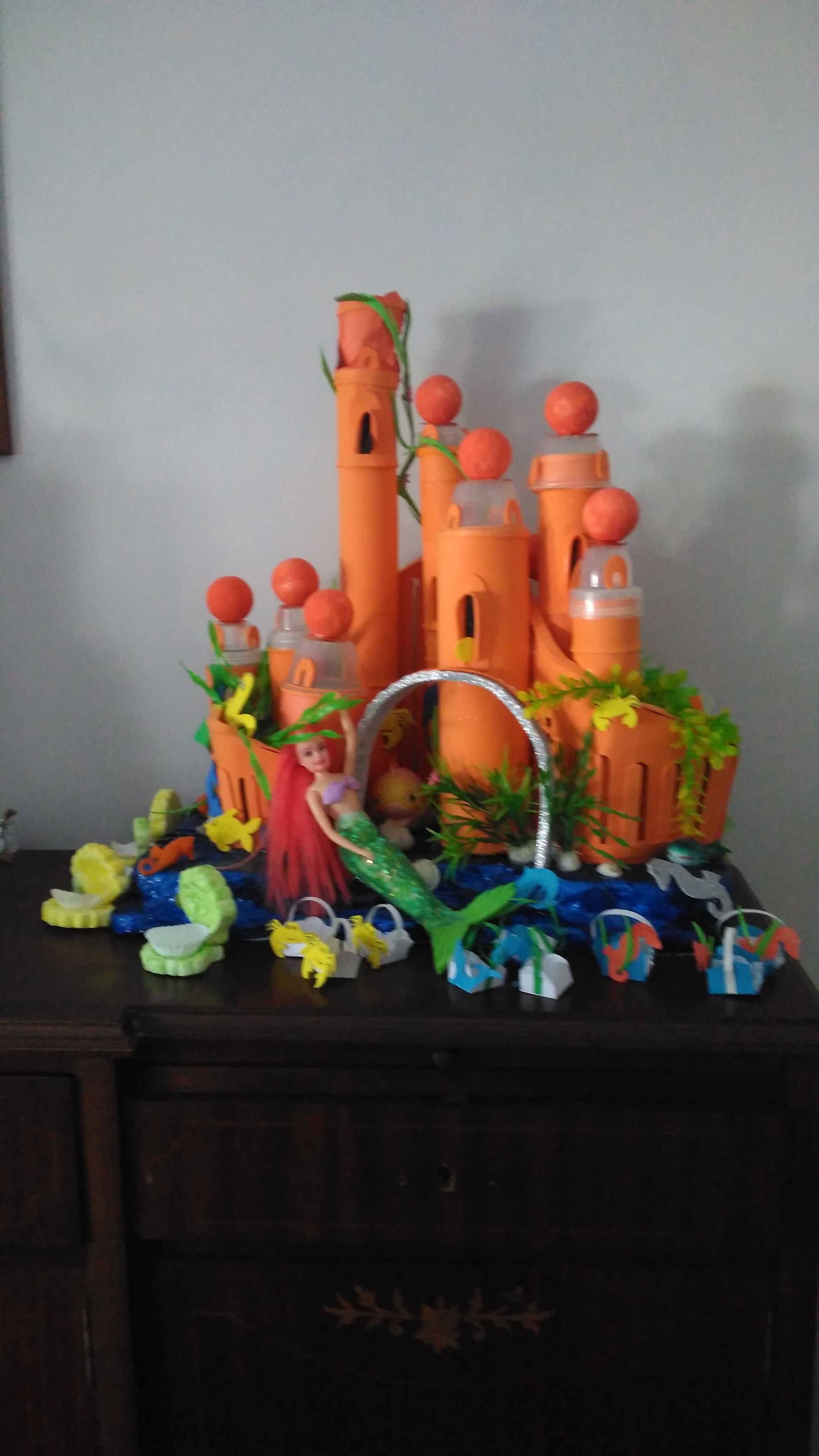 Castelo da Pequena Sereia (Festas Infantil)