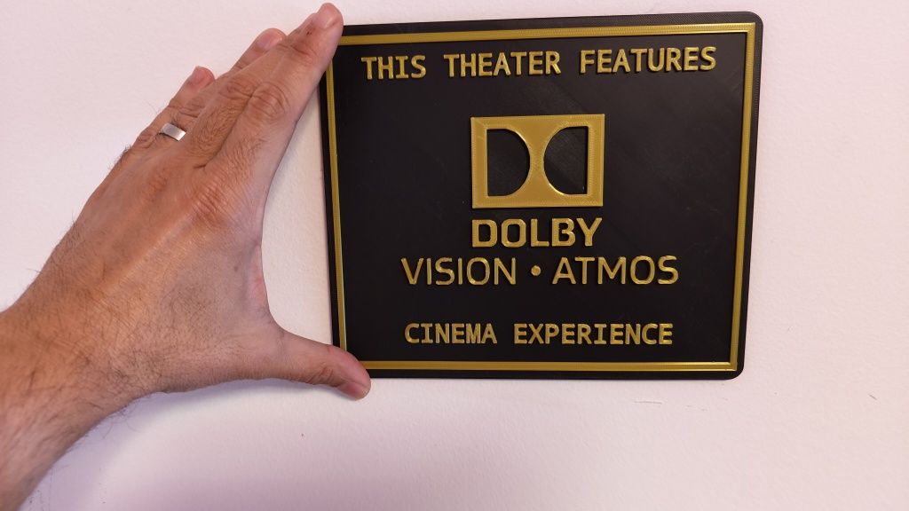 Placa Dolby Vision Atmos para Sala Multimédia