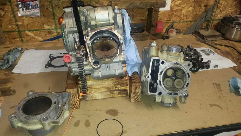 ktm sxf 250 glowica kartery wal magneto stator kola wtrysk lagi