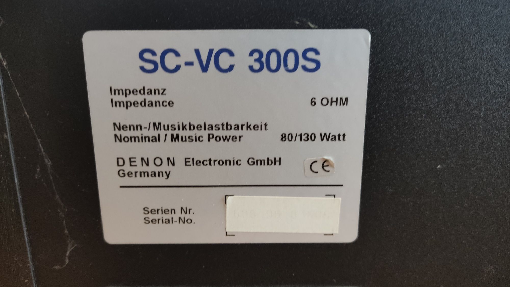 Głośnik centralny denon SC-VC 300S