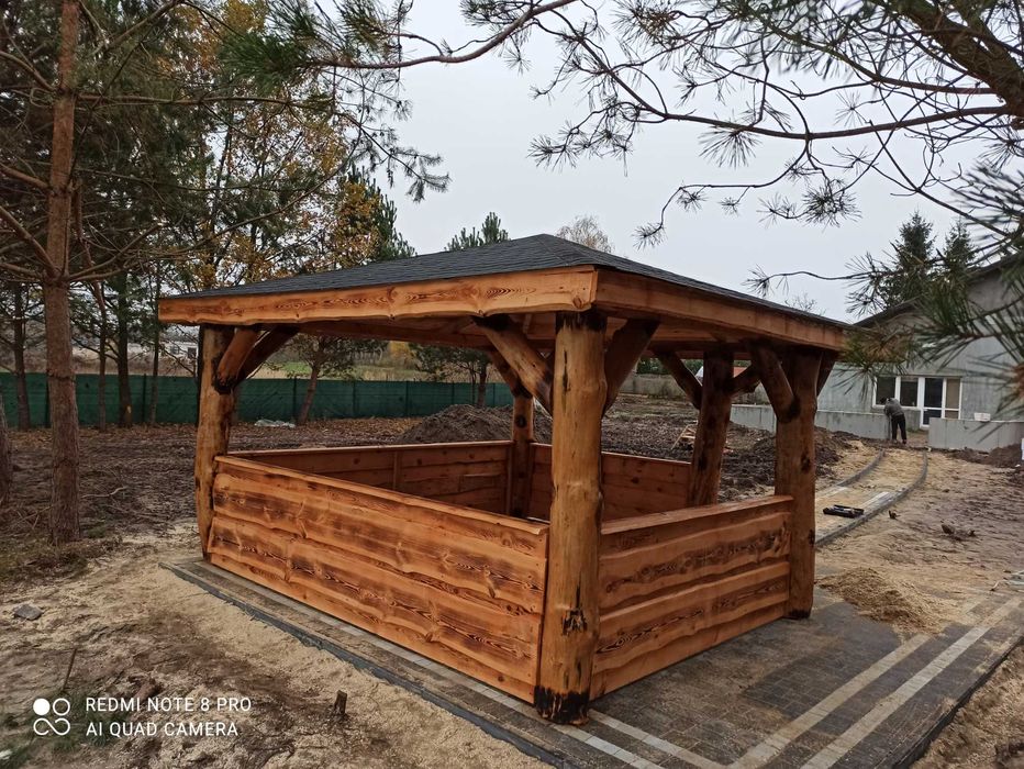 Altanka z bala Altana Altanki Altany Ogrodowa