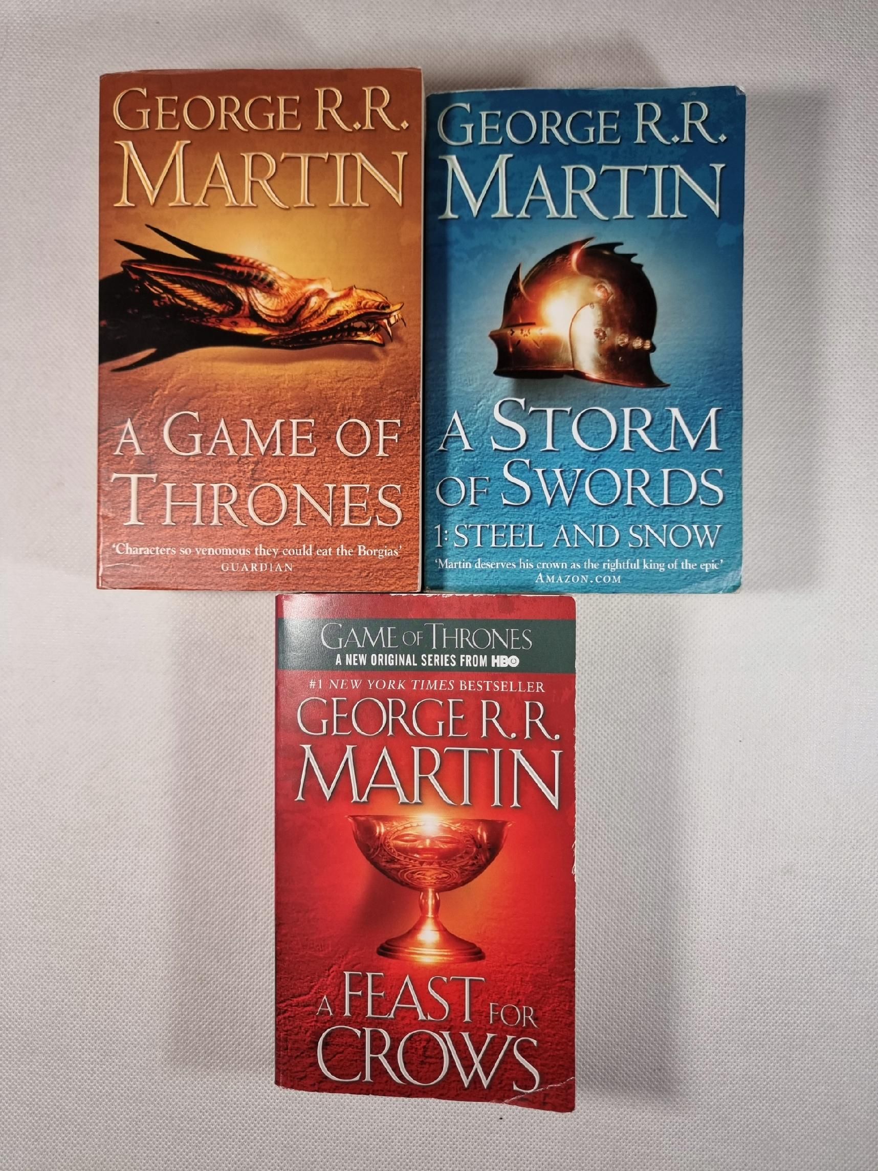 Gra o Tron / zestaw 3 książek / po angielsku / George R.R. Martin