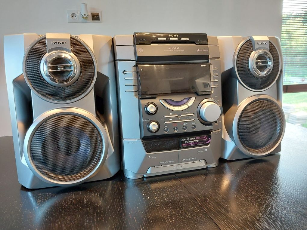 Mocna Wieża Sony MHC-BX7 200W AUX Pilot