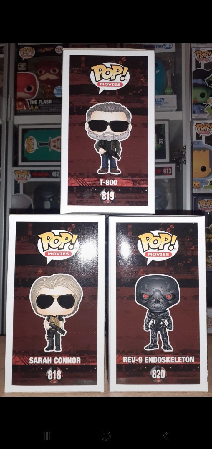 Terminator Dark Fate 3 pack Vaulted Funko