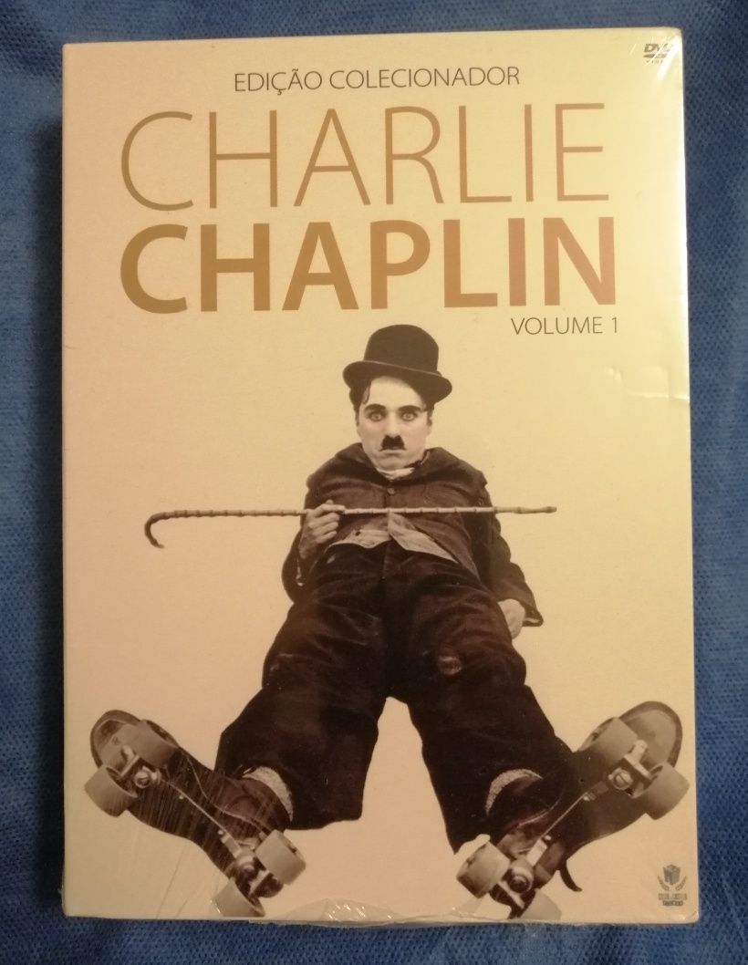 Charlie Chaplin - caixa coleccionador - selado- 5 dvds