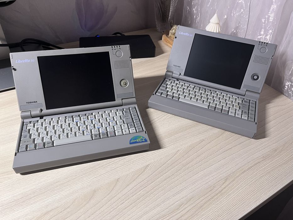 Toshiba Libretto 20 і 30 (колекційні ретро компʼютери)