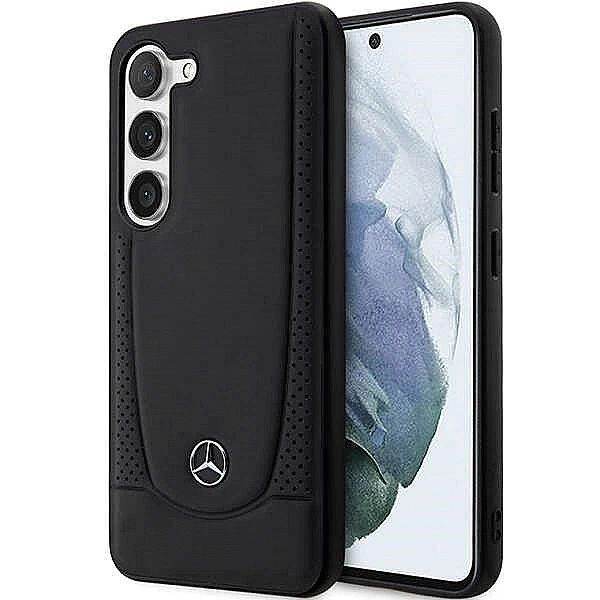 Etui Mercedes Leather Urban na Samsung Galaxy S23 FE - czarne