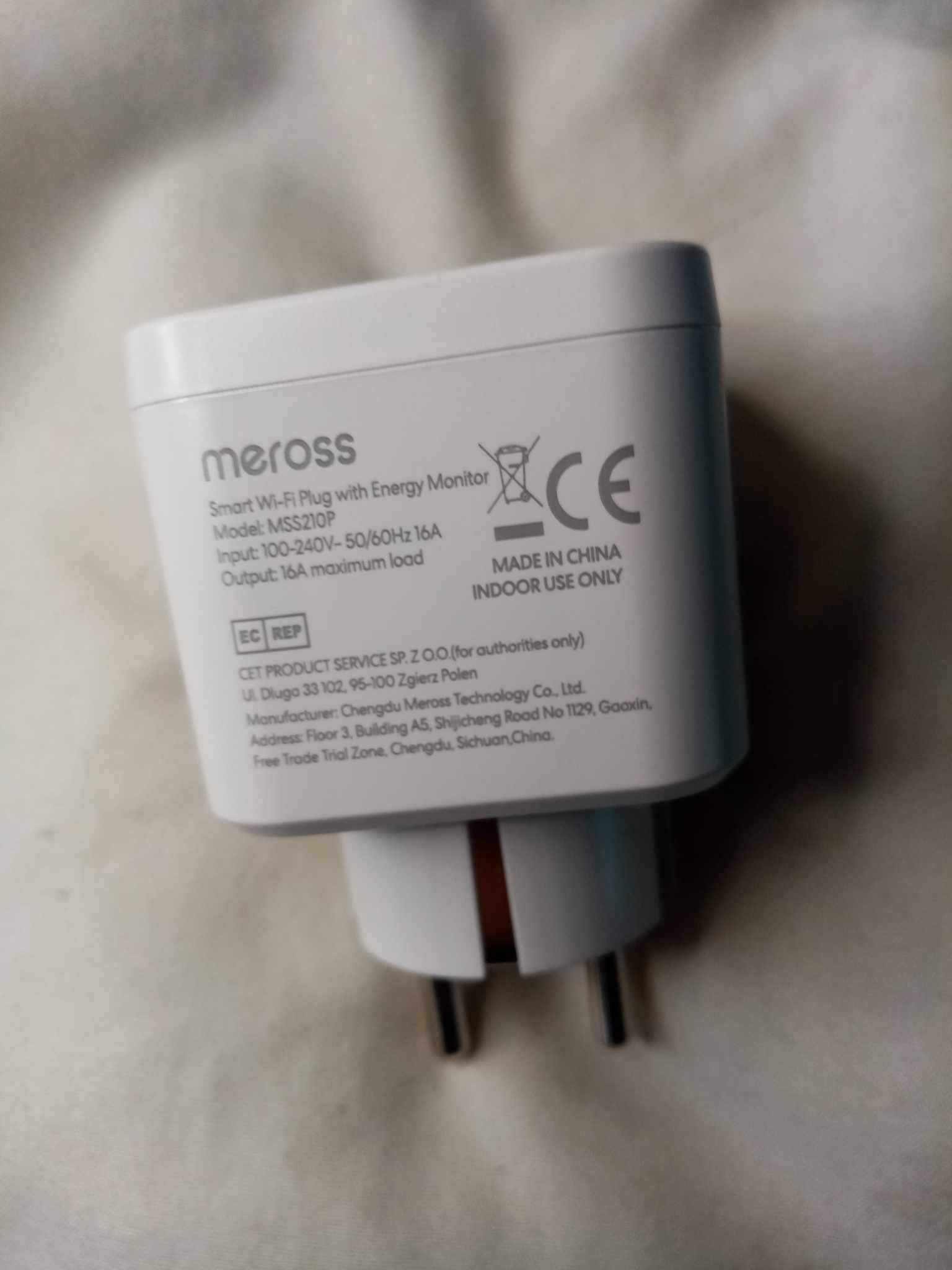 MEROSS MSS210P Inteligentne Gniazdko Wi-Fi