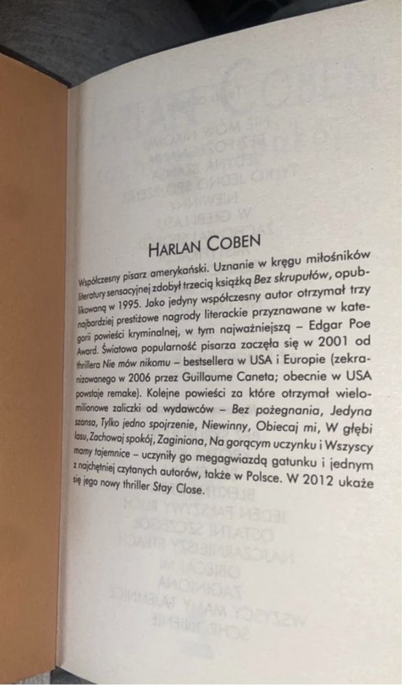 harlan coben zachowaj spokoj