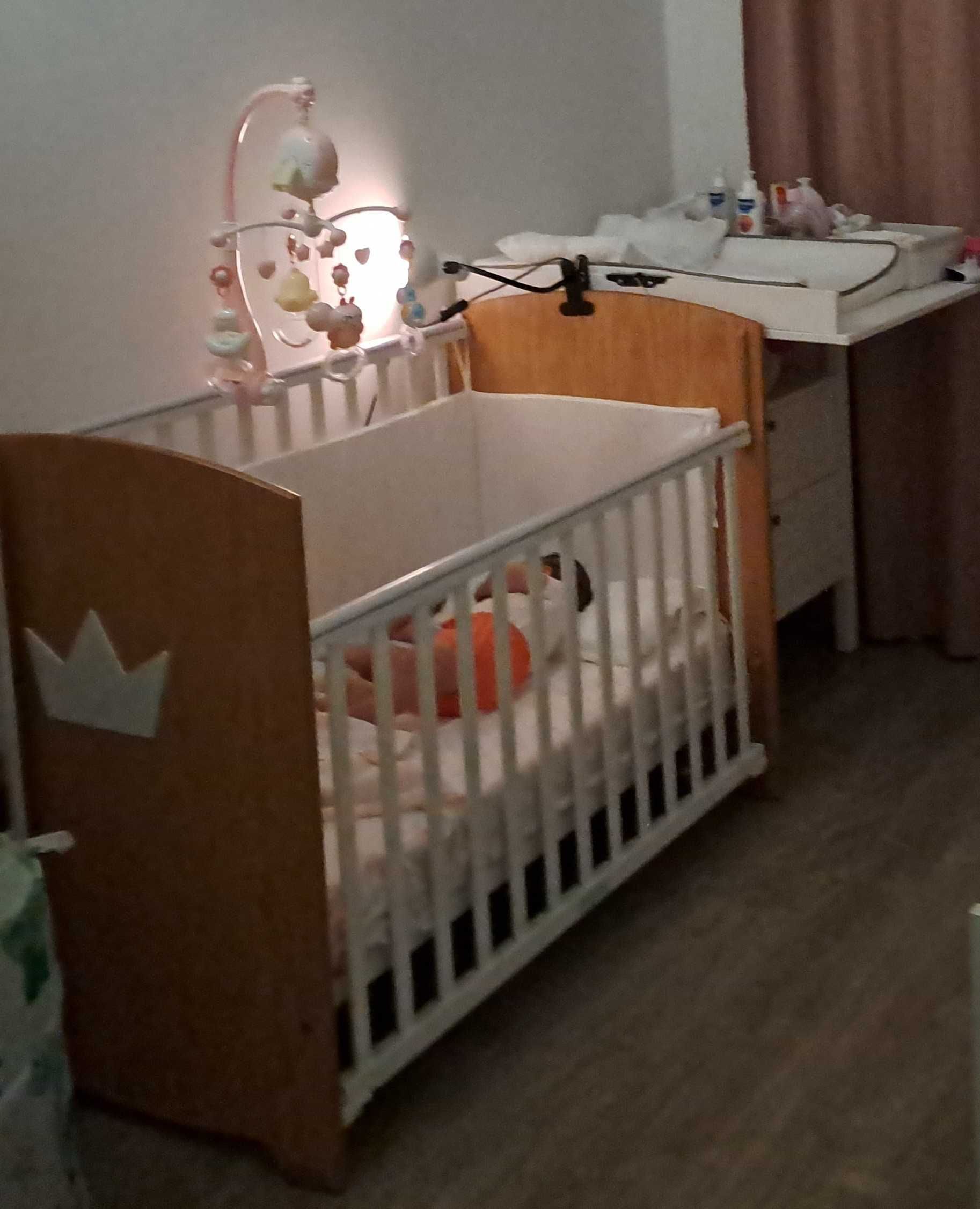 Berço/cama 3 em 1, 120x60 cm linha Zy Baby+ colchao ortopedico