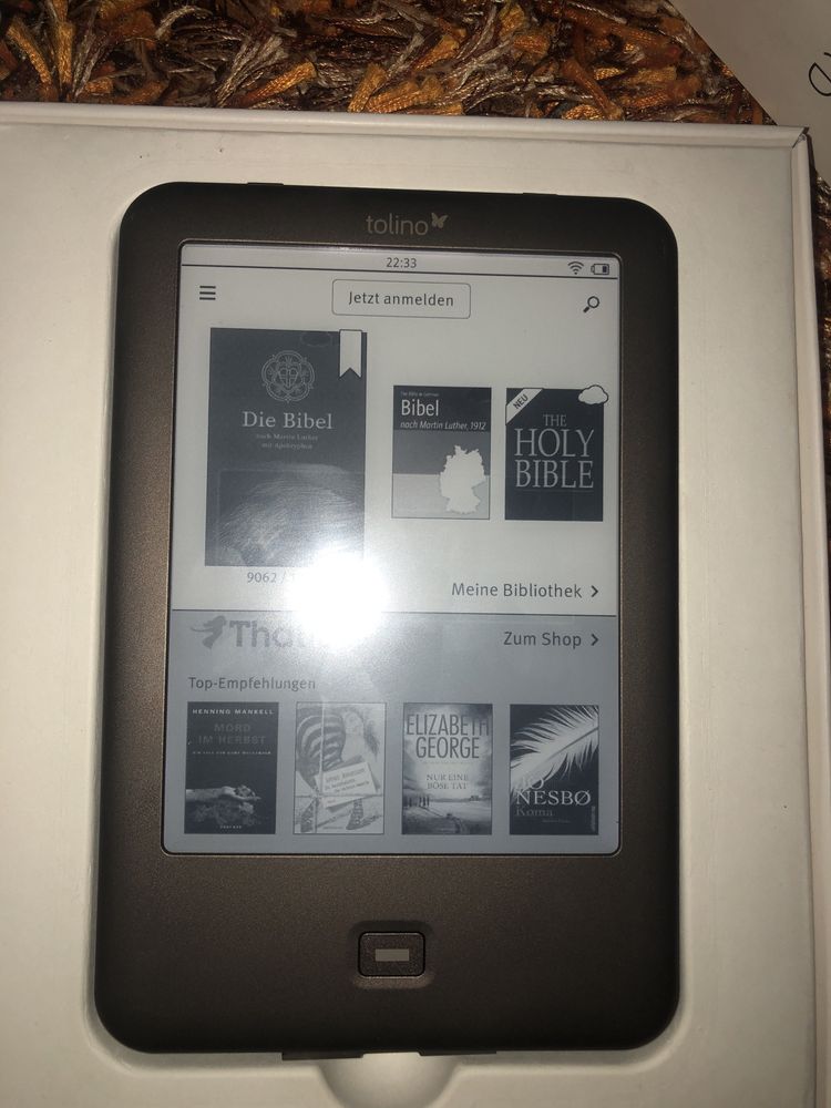 Czytnik ebooków  - tolino shine