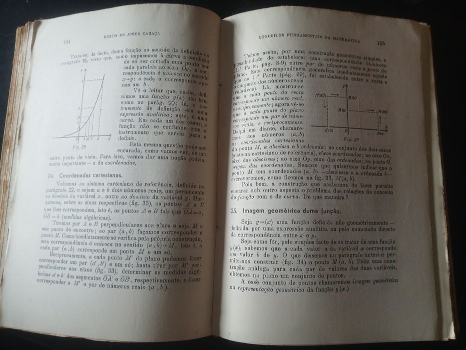 Conceitos fundamentais da matemática, Bento de Jesus Caraça, 1958