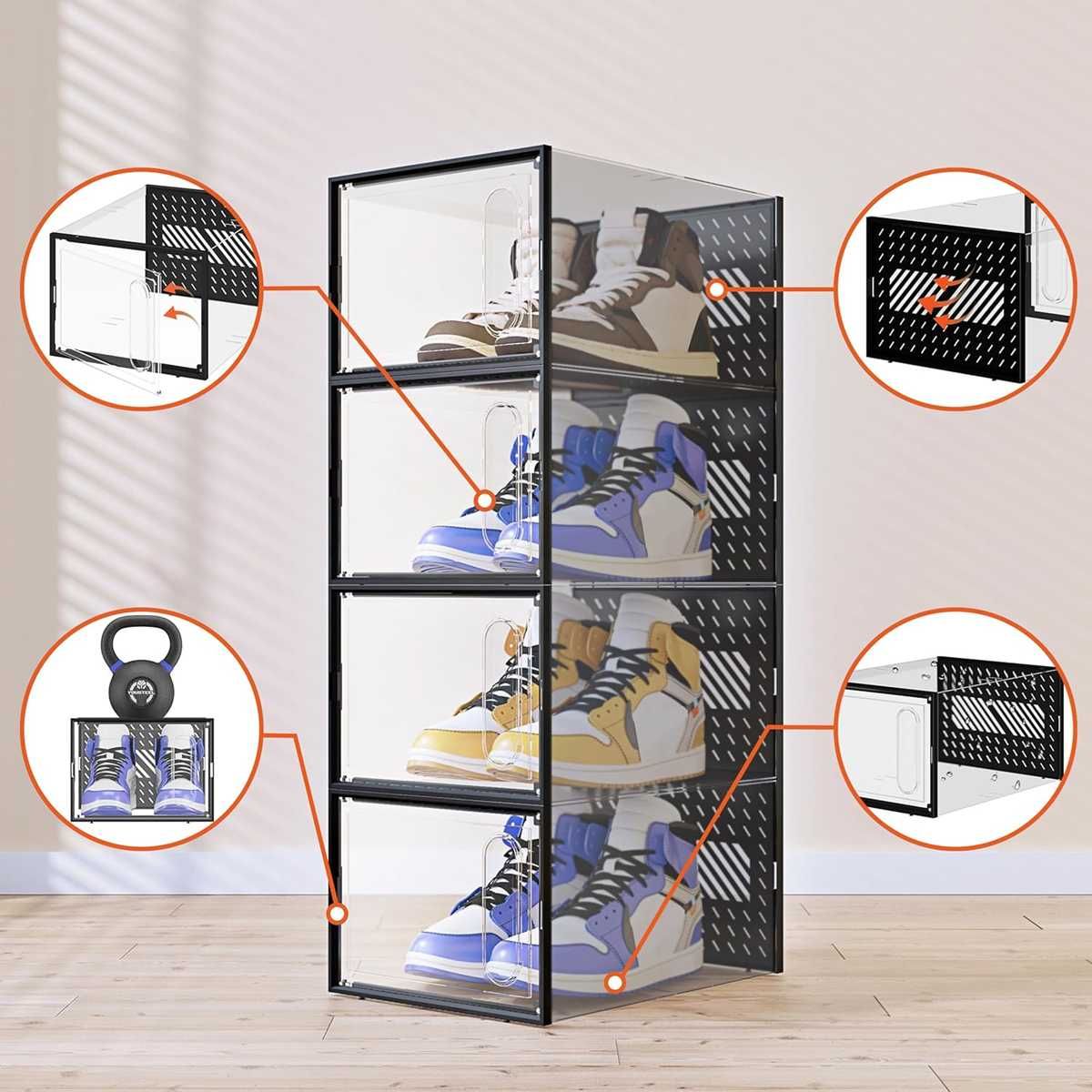 Nowe pudełka na buty/pudełko/pojemnik /organier /8szt/JOISCOPE !A2102!
