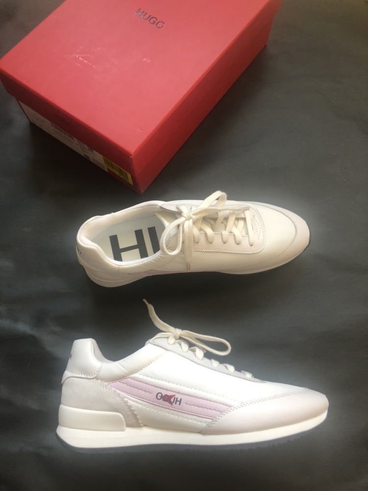 Кроссовки Hugo Boss белые в размерах 37 и 38