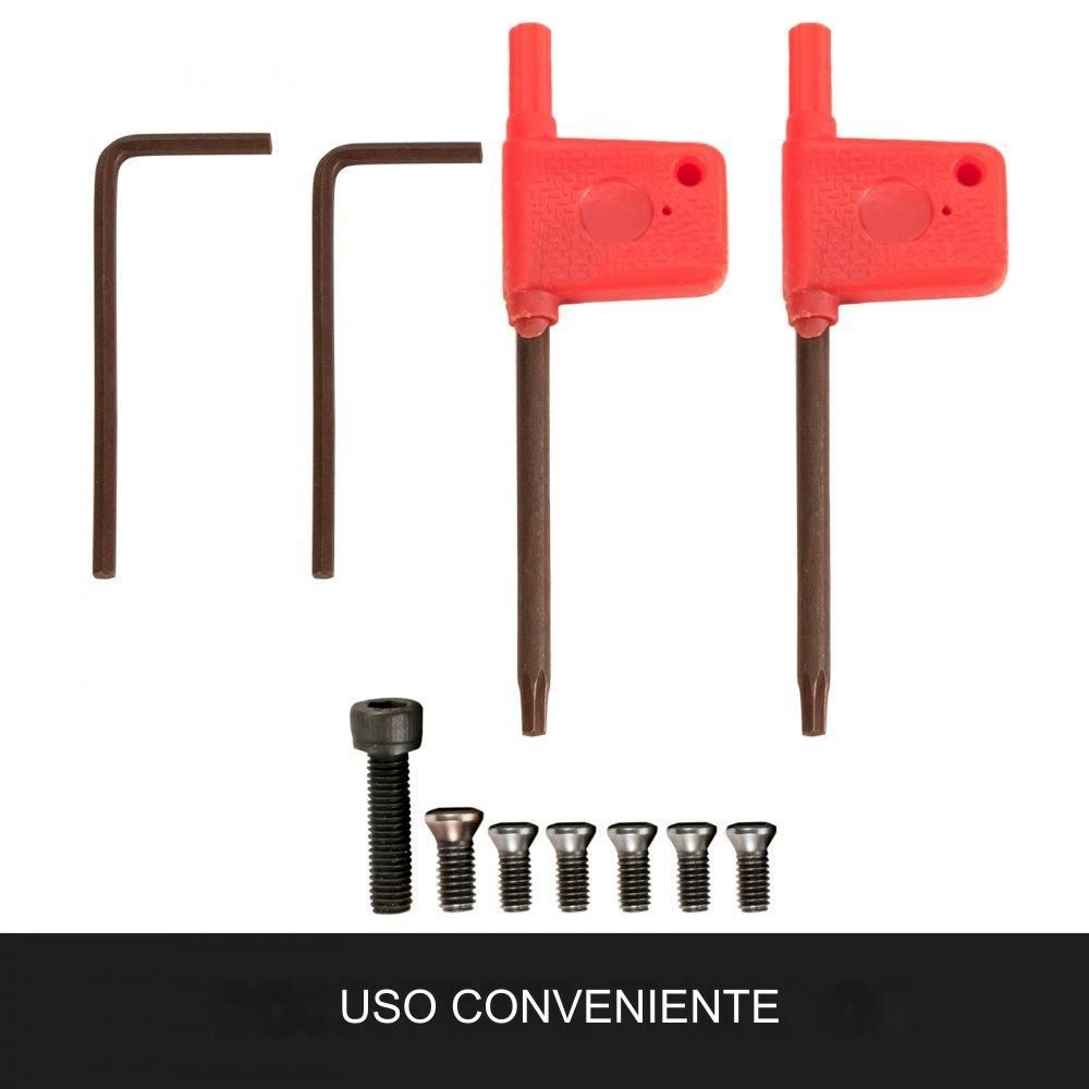 Conjunto de Ferramentas de Carboneto Indexáveis (1/4")