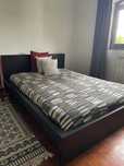 Conjunto Cama Casal + Mesinha Cabeceira IKEA