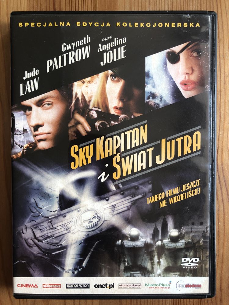 Sky Kapitan i Świat Jutra Jolie, Law Paltrow DVD