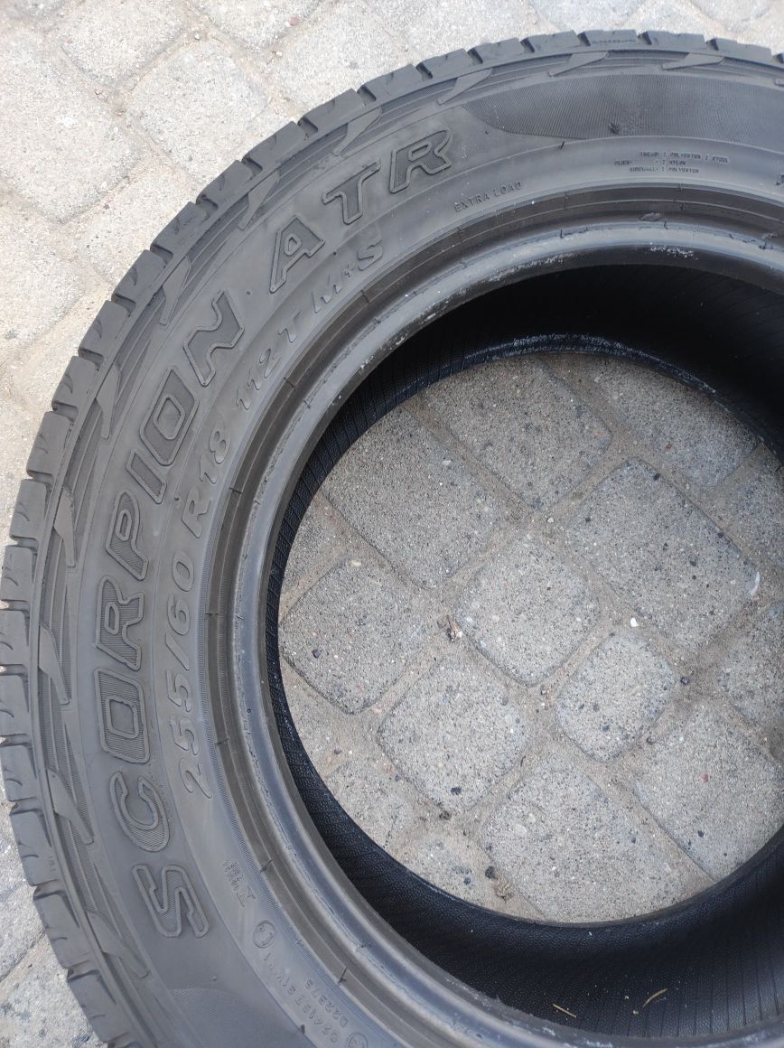 255.60.18 jedna opona Pirelli Scorpion ATR
