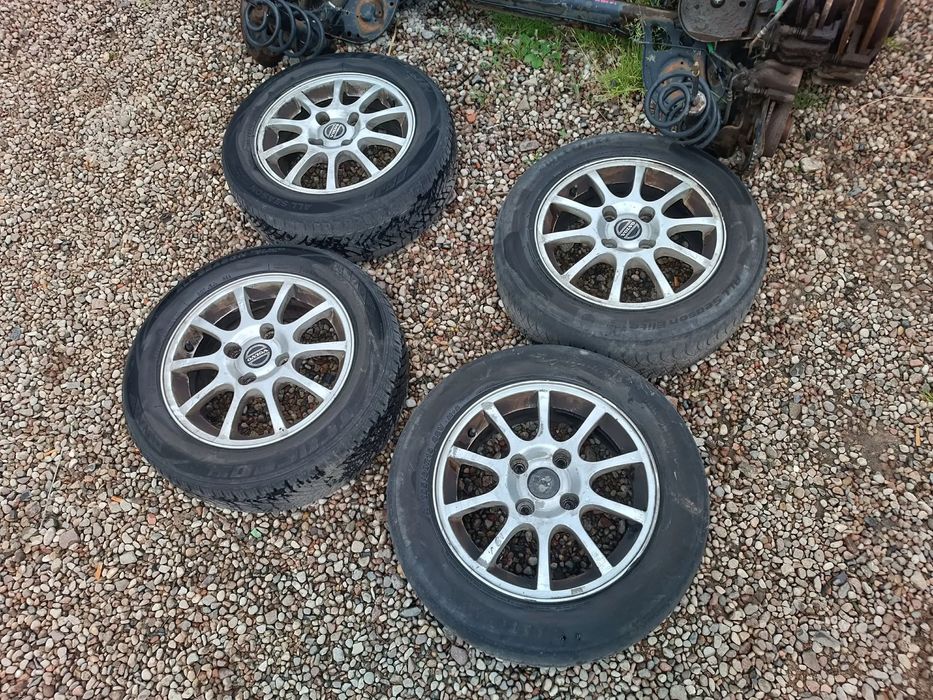 Volvo S40 V40 S60 V70 Koła felgi aluminiowe 15x6J ET44 4x114,3 alusy 195/60