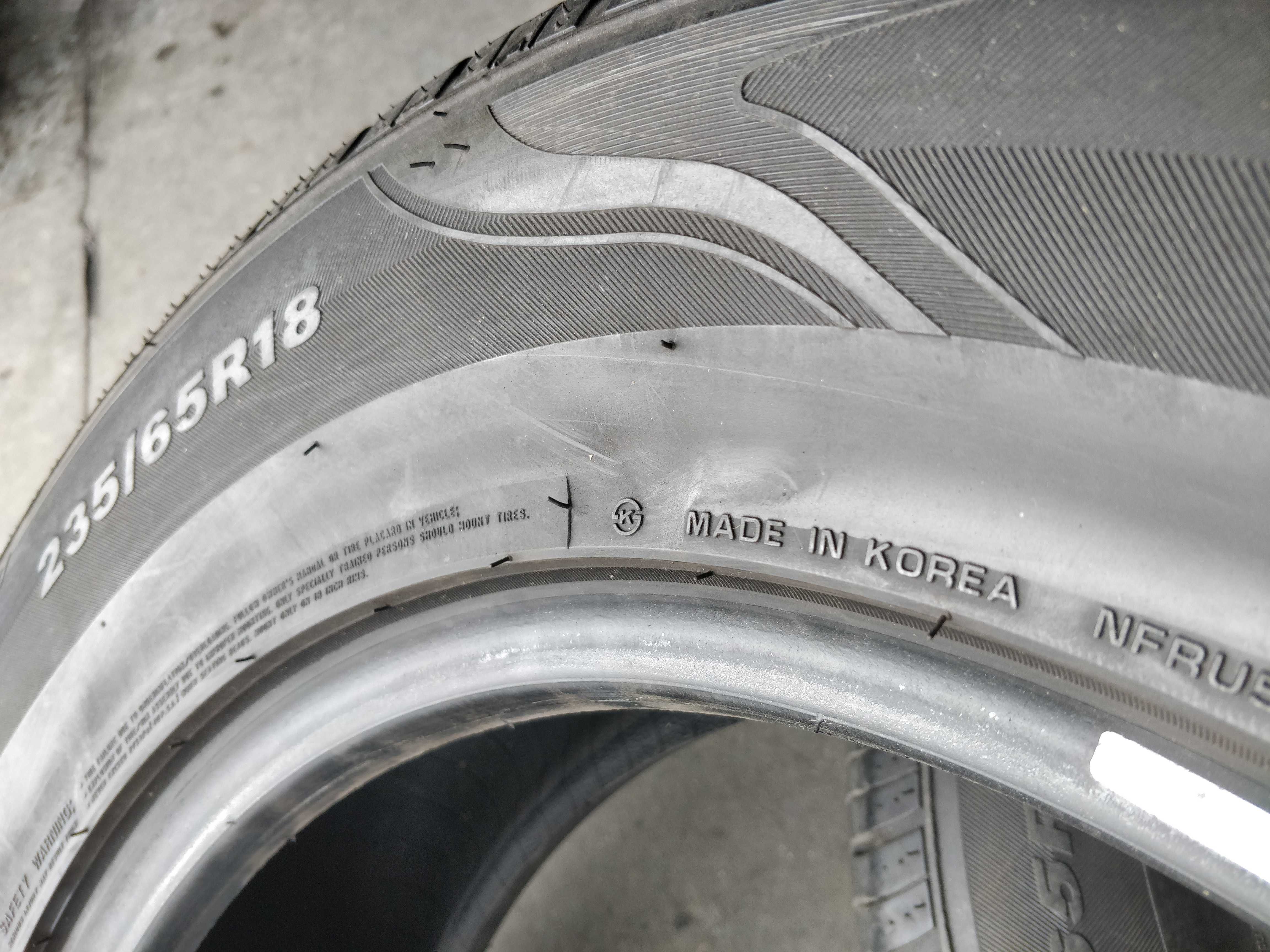 Пара 2шт r18 235/65 літні шини Nexen Roadstone Nfera RU5