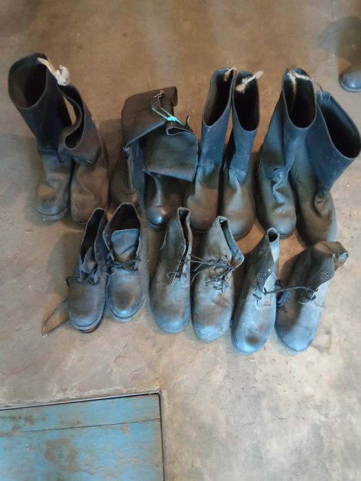 Рабочие ботинки, сапоги керзовые рабочие новые времен СССР