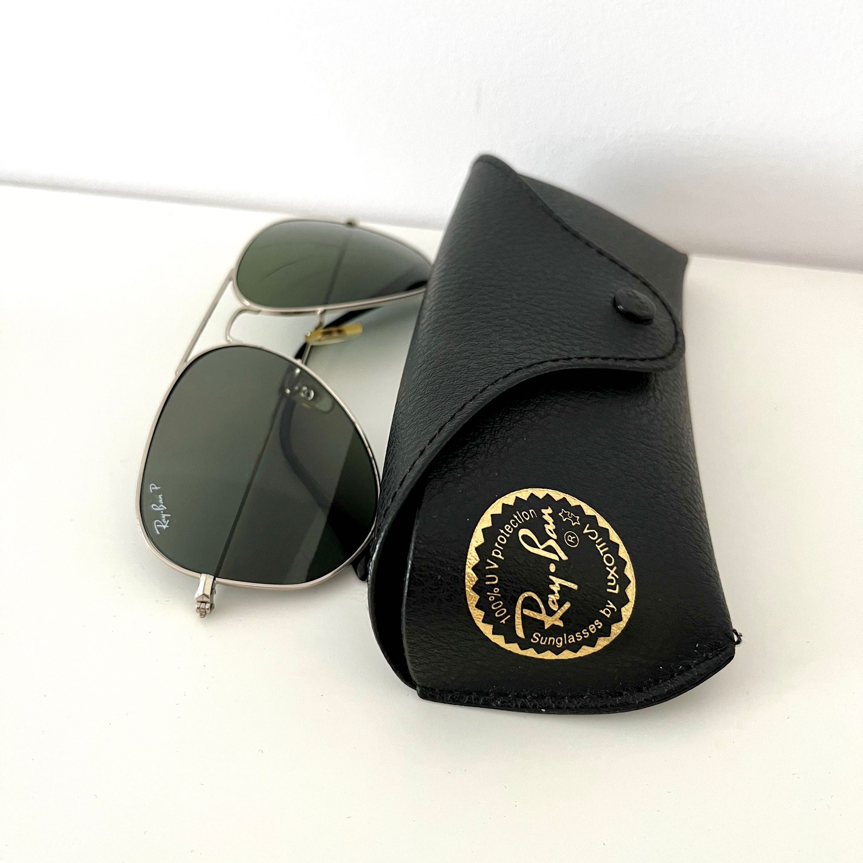 Ray-Ban P Aviator RB3025 Large + pokrowiec (USZKODZONE)