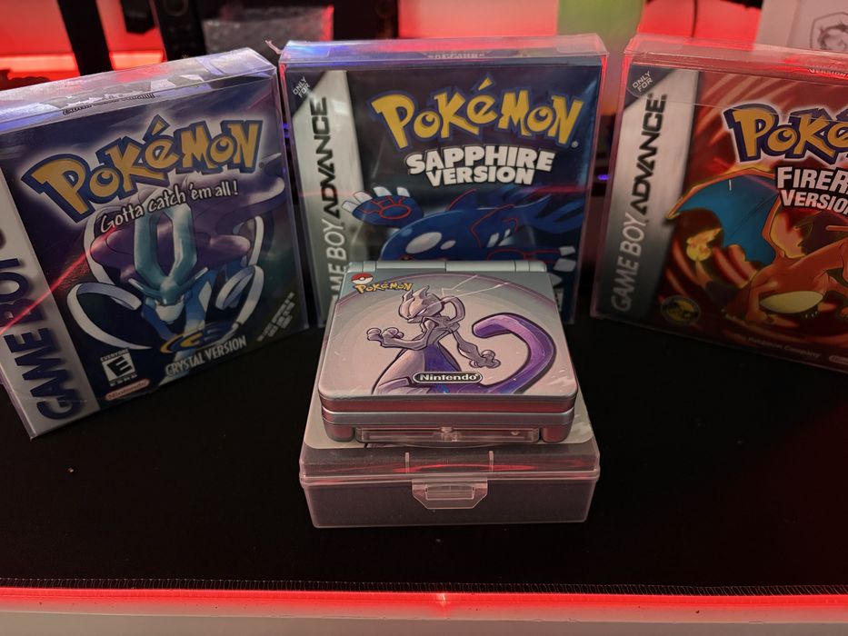 Gameboy Advance SP Mewtwo Edition