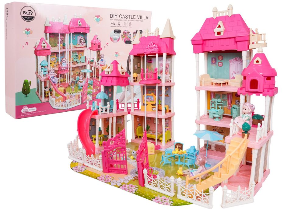 MEGA Domek dla Lalek + Akcesoria