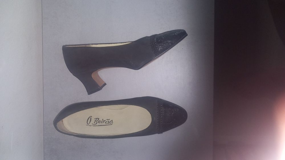 Sapatos velhos restaurados