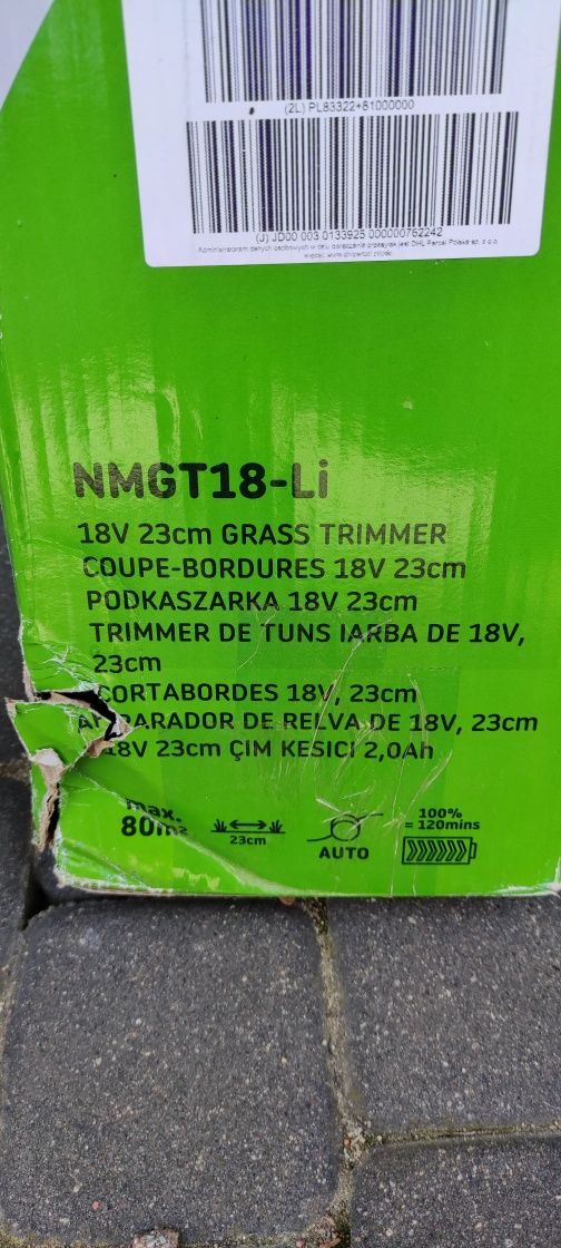 Podkaszarka akumulatorowa 18V