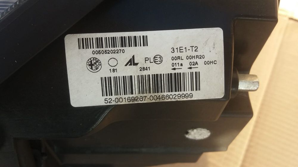 Lampa przód Alfa Giulietta po 2010