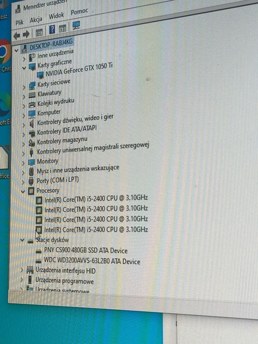Komputer HP Intel CORE i5 8gb GTX 1050 Ti do gier biura domu