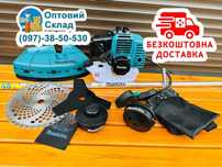 Коса бензиновая Makita 4.8kw Мотокоса Тример кусторіз 2-хтактна 3 роки