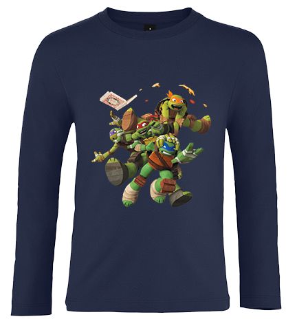 Koszulka z długim rękawem Wojownicze Żółwie Ninja