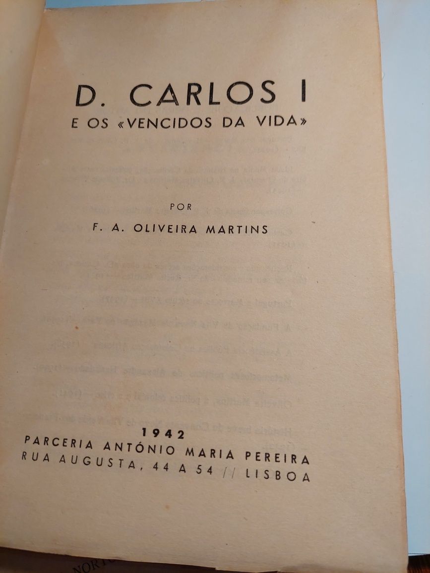 Oliveira Martins  d Carlos I e oa vencidos da vida