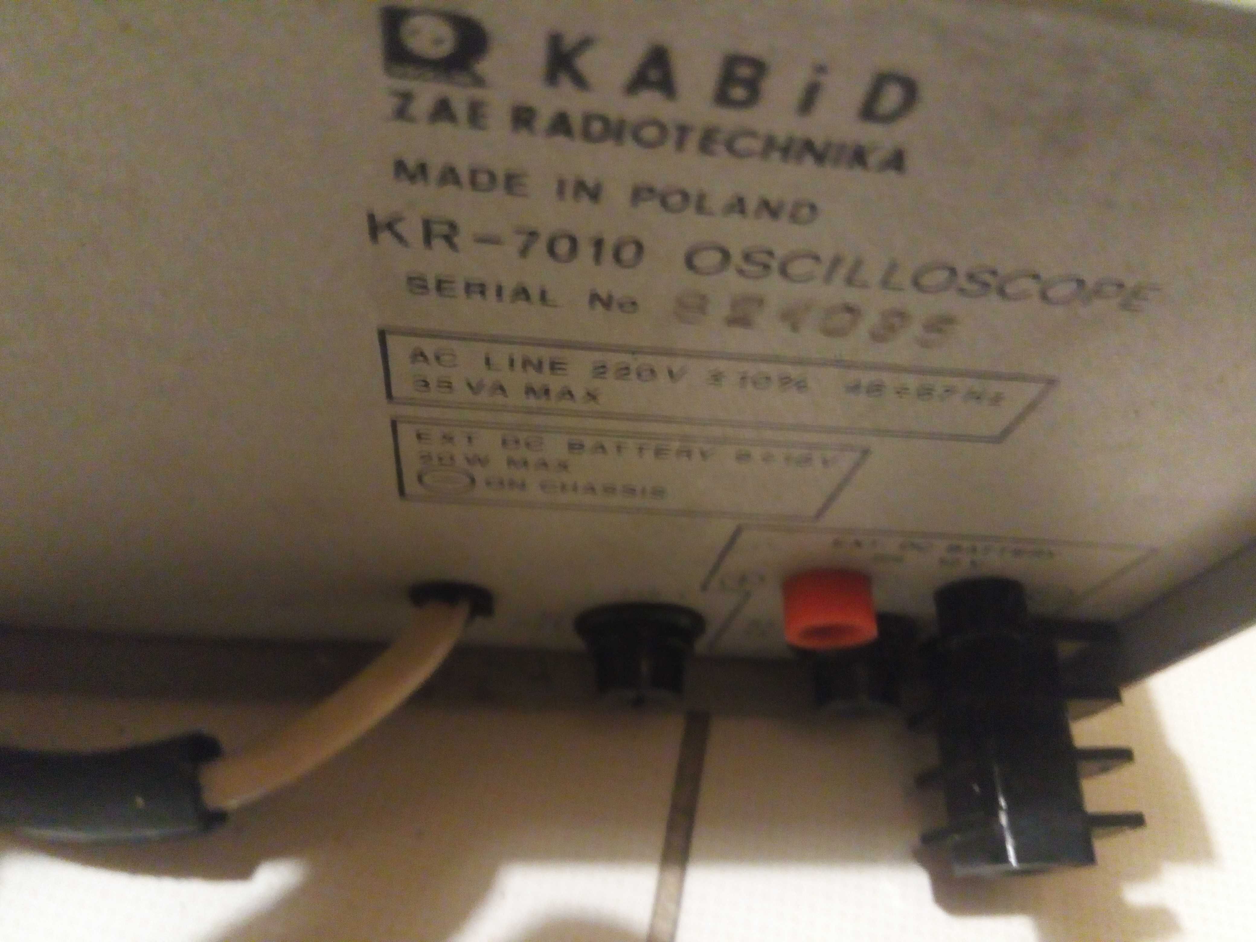 Sprzedam oscyloskop kr-7010 15mhz