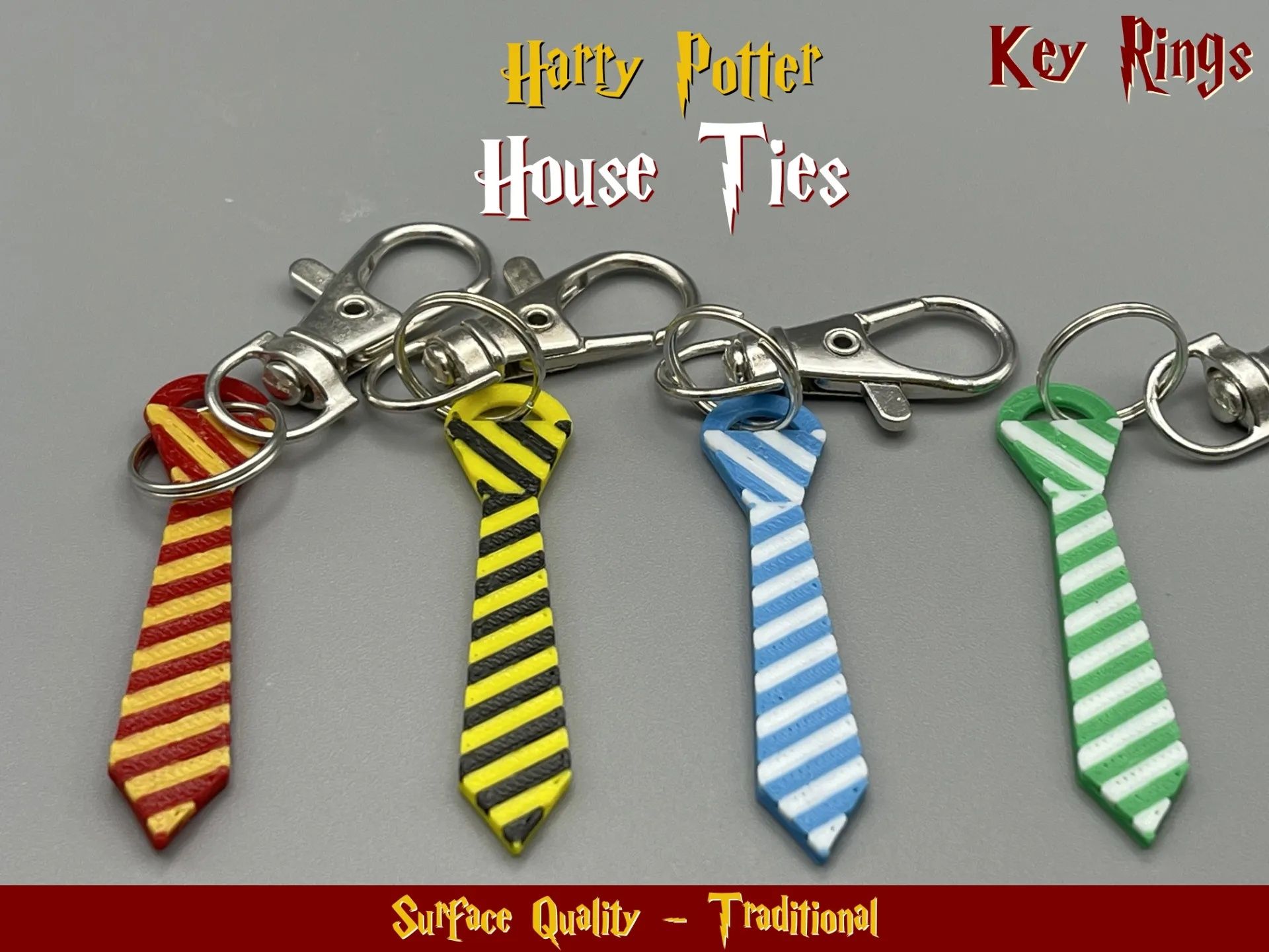 Porta chaves gravata Harry Potter