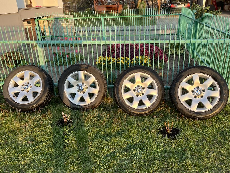 Alufelgi z oponami zimowymi do BMW e46, 16 cali