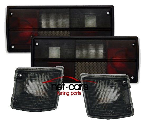Lampy tylne tył + kierunki VW T2 T3 Clear 79-92 Czarne