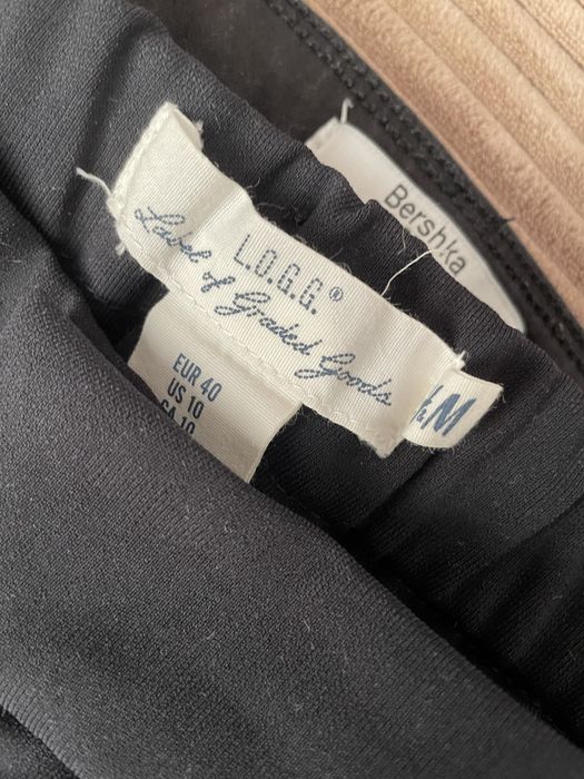 Spodnie jeansy 40 L zestaw z torebką Versace