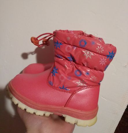 Зимние ботинки для девочки 22 размер